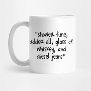 Glass of whiskey Mug